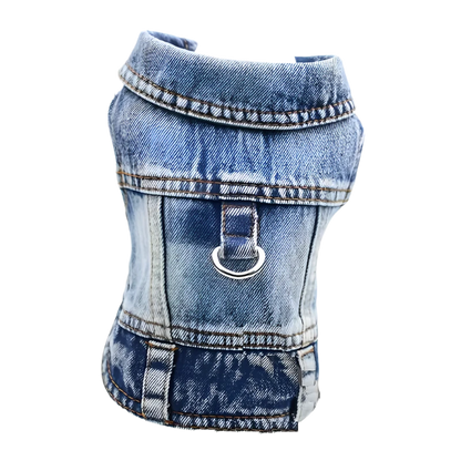 Denim Dog Vest Jacket