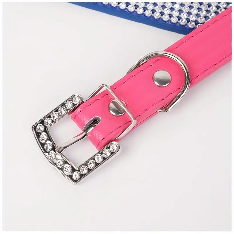 Glam Rhinestone Pet Collar