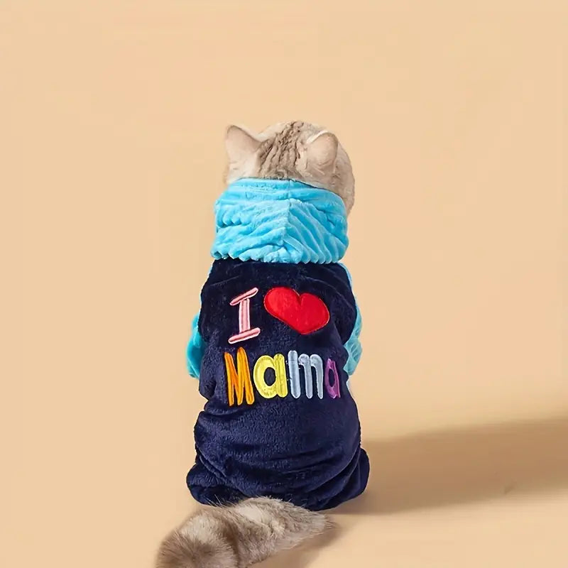 "I LOVE MAMA" ADORABLE DOG SWEATER