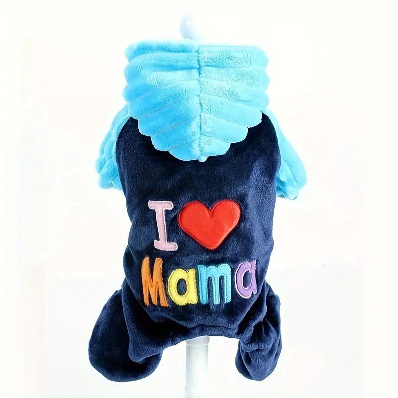 "I LOVE MAMA" ADORABLE DOG SWEATER