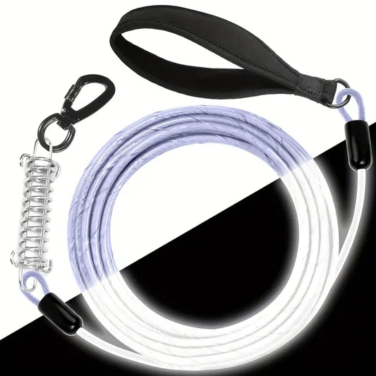 Highly Reflective Chew-Proof Dog Leash perfect for Night Walks