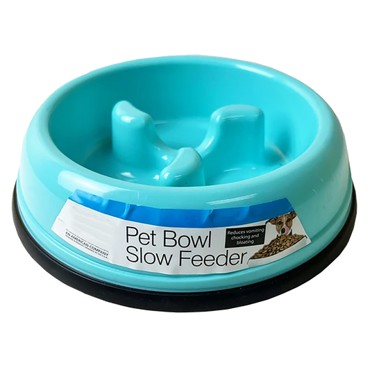 ANTI-GULPING SLOW FEEDER DOG BOWL