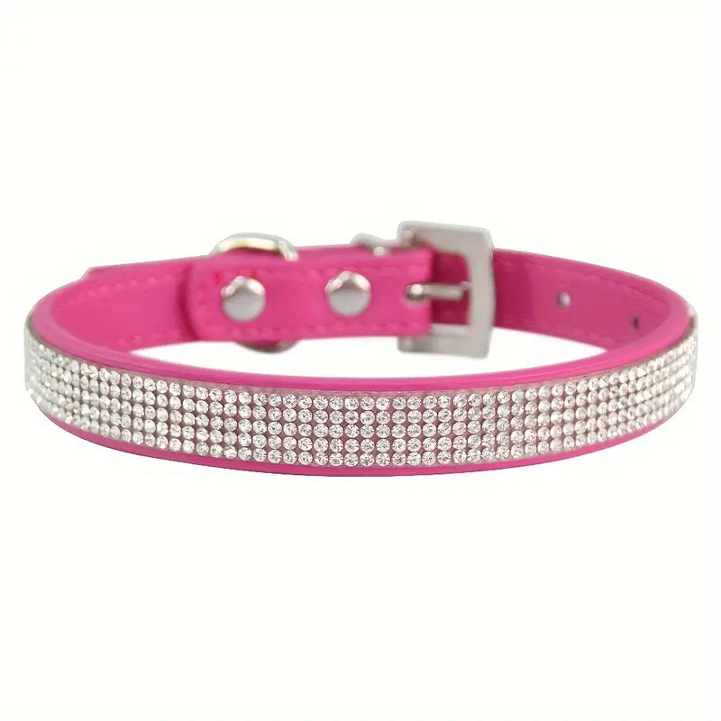 Glam Rhinestone Pet Collar