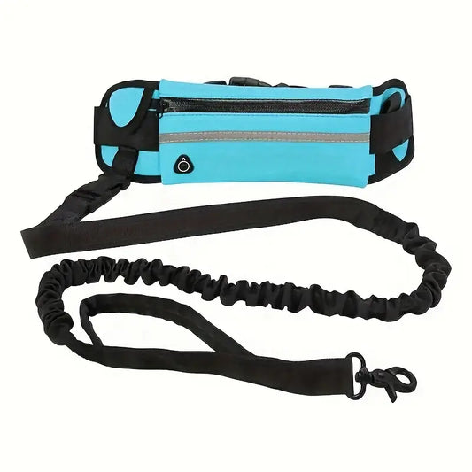 Hands-Free Dog Leash with Reflective Stitching