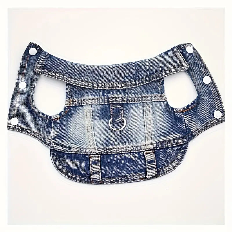 Denim Dog Vest Jacket