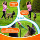 2-in-1 Hands-Free Double Dog Leash with Padded Handles, No Pull, Tangle-Free, Reflective Stitches