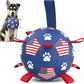 "Indestructible Lake Blue Soccer Ball for Dogs: Long-Play Tug and Fetch Toy