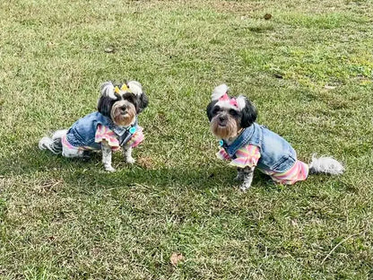 Denim Dog Vest Jacket