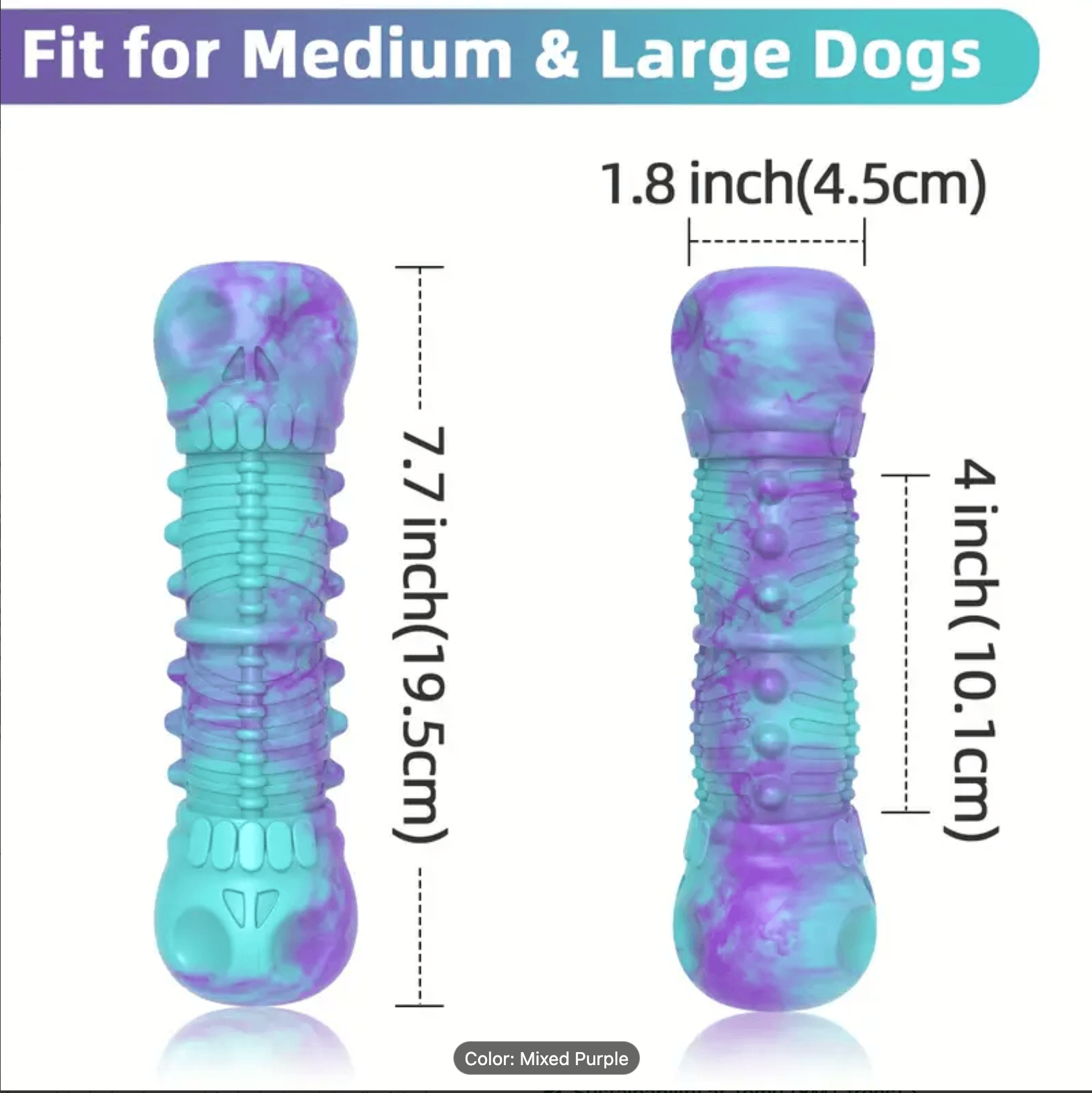 Indestructible Chew Toy for Dogs: Durable, Dental-Healthy & Interactive - Doggie Hush